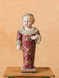 Vue d'ensemble de la statue du Petit Roi de Grâce. © Région Bourgogne-Franche-Comté, Inventaire du patrimoine