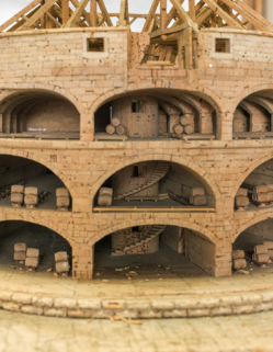  maquette fortification d'agglomération © Région Bourgogne-Franche-Comté, Inventaire du patrimoine