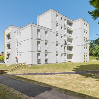 Bâtiment 27, façade latérale sud et façade postérieure est. © Région Bourgogne-Franche-Comté, Inventaire du patrimoine