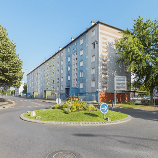 Bâtiment I, façade antérieure. © Région Bourgogne-Franche-Comté, Inventaire du patrimoine