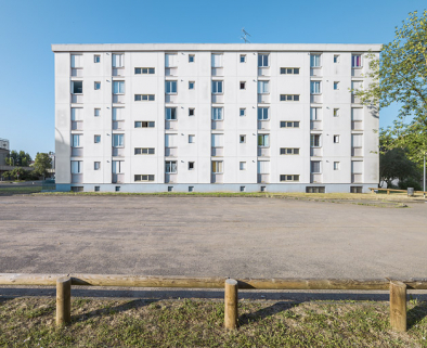 Bâtiment B-1, façade postérieure nord. © Région Bourgogne-Franche-Comté, Inventaire du patrimoine