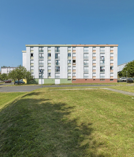 Bâtiment B-5, façade postérieure. © Région Bourgogne-Franche-Comté, Inventaire du patrimoine