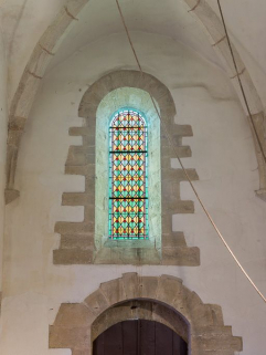 Vue d'ensemble, verrière de la nef. © Région Bourgogne-Franche-Comté, Inventaire du patrimoine