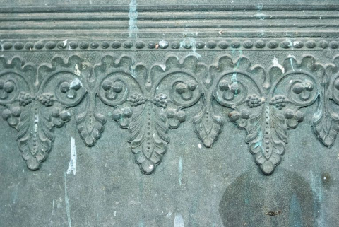 Détail de la frise. © Région Bourgogne-Franche-Comté, Inventaire du patrimoine