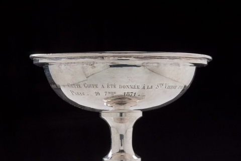 Détail de l'inscription. © Région Bourgogne-Franche-Comté, Inventaire du patrimoine