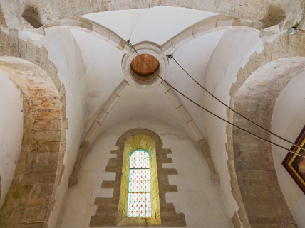 Voûte de la travée sous clocher. © Région Bourgogne-Franche-Comté, Inventaire du patrimoine