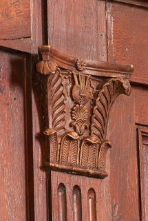 Détail d'un chapiteau. © Région Bourgogne-Franche-Comté, Inventaire du patrimoine