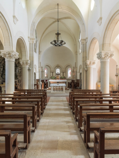 Vue d'ensemble depuis l'entrée de l'église. © Région Bourgogne-Franche-Comté, Inventaire du patrimoine