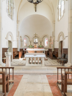 Vue du choeur. © Région Bourgogne-Franche-Comté, Inventaire du patrimoine
