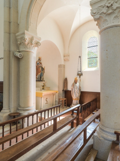 Vue de la chapelle du collatéral droit. © Région Bourgogne-Franche-Comté, Inventaire du patrimoine