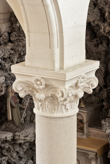 Chapiteau de la nef. © Région Bourgogne-Franche-Comté, Inventaire du patrimoine