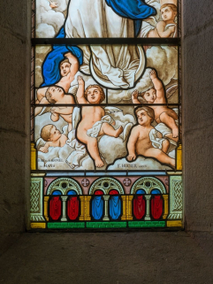 Détail des inscriptions. © Région Bourgogne-Franche-Comté, Inventaire du patrimoine