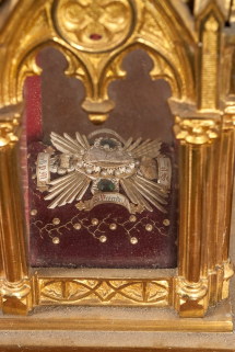 Détail des reliques de saint Vivant. © Région Bourgogne-Franche-Comté, Inventaire du patrimoine