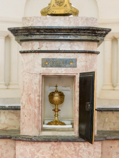 Tabernacle du maître-autel. © Région Bourgogne-Franche-Comté, Inventaire du patrimoine