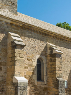 Elévation sud-ouest, détail de la travée. © Région Bourgogne-Franche-Comté, Inventaire du patrimoine