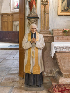 Statue : le curé d'Ars. © Région Bourgogne-Franche-Comté, Inventaire du patrimoine