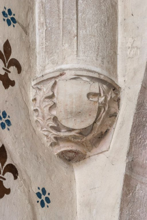 Chapelle sud, détail d'un culot. © Région Bourgogne-Franche-Comté, Inventaire du patrimoine