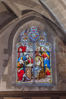 Jésus et les Docteurs. © Région Bourgogne-Franche-Comté, Inventaire du patrimoine Jésus et les Docteurs. © Région Bourgogne-Franche-Comté, Inventaire du patrimoine