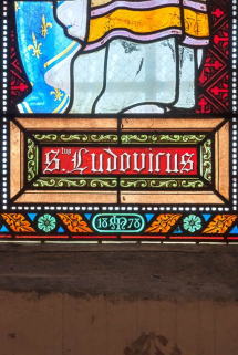 Détail de saint Ludovic. © Région Bourgogne-Franche-Comté, Inventaire du patrimoine Détail de saint Ludovic. © Région Bourgogne-Franche-Comté, Inventaire du patrimoine