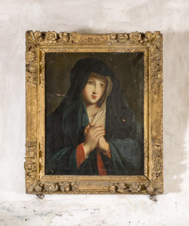 Tableau : la Vierge. © Région Bourgogne-Franche-Comté, Inventaire du patrimoine