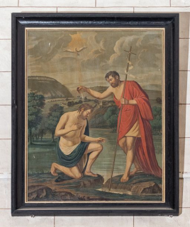 Le Baptême du Christ. © Région Bourgogne-Franche-Comté, Inventaire du patrimoine