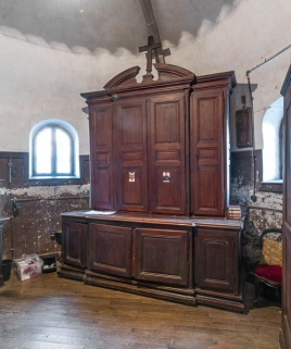 Meuble de sacristie. © Région Bourgogne-Franche-Comté, Inventaire du patrimoine