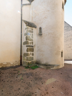 Détail de la tourelle d'escalier. © Région Bourgogne-Franche-Comté, Inventaire du patrimoine
