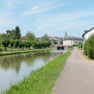 Vue du site d'écluse. © Région Bourgogne-Franche-Comté, Inventaire du patrimoine