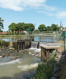 Vue du barrage. © Région Bourgogne-Franche-Comté, Inventaire du patrimoine