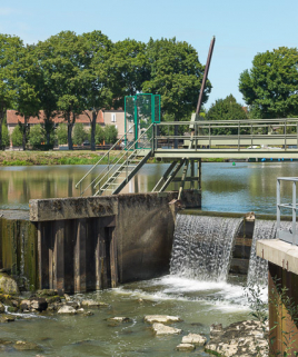 Vue du déversoir. © Région Bourgogne-Franche-Comté, Inventaire du patrimoine