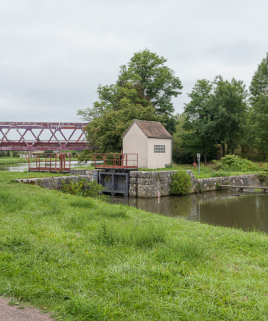 Vue du pertuis de garde et de la guérite. © Région Bourgogne-Franche-Comté, Inventaire du patrimoine