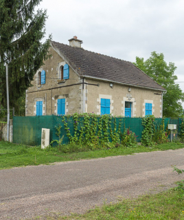 Vue de la maison éclusière. © Région Bourgogne-Franche-Comté, Inventaire du patrimoine
