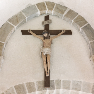 Christ en croix du 17e siècle. © Région Bourgogne-Franche-Comté, Inventaire du patrimoine