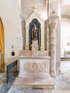 Vue d'ensemble, avec l'autel. © Région Bourgogne-Franche-Comté, Inventaire du patrimoine