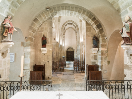 Vaisseau central, depuis le choeur. © Région Bourgogne-Franche-Comté, Inventaire du patrimoine
