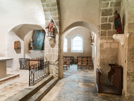 Arcades de la chapelle sud. © Région Bourgogne-Franche-Comté, Inventaire du patrimoine
