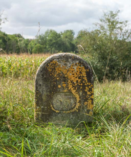 Vue rapprochée de la borne. © Région Bourgogne-Franche-Comté, Inventaire du patrimoine