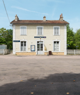 Vue de la gare. © Région Bourgogne-Franche-Comté, Inventaire du patrimoine