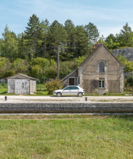 Vue de la maison éclusière. © Région Bourgogne-Franche-Comté, Inventaire du patrimoine