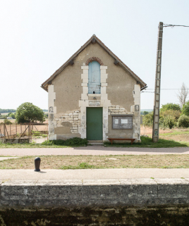 Vue du mur pignon de la maison éclusière. © Région Bourgogne-Franche-Comté, Inventaire du patrimoine