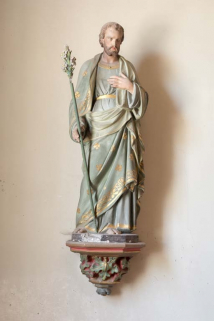 Saint Joseph (?) ; chapelle nord. © Région Bourgogne-Franche-Comté, Inventaire du patrimoine
