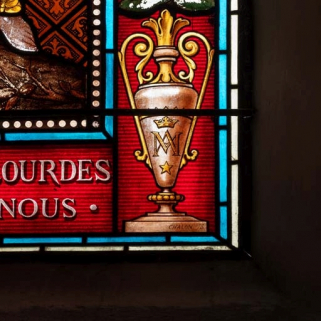 Notre-Dame de Lourdes : un détail. © Région Bourgogne-Franche-Comté, Inventaire du patrimoine