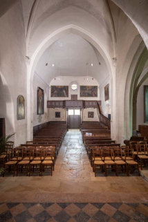 Vue d'ensemble de la nef depuis le choeur. © Région Bourgogne-Franche-Comté, Inventaire du patrimoine