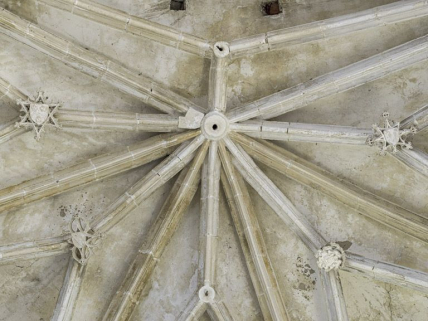 Intérieur de la chapelle : voûtes du choeur. © Région Bourgogne-Franche-Comté, Inventaire du patrimoine