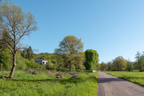 Vue d'ensemble du site depuis la R.D. 19. © Région Bourgogne-Franche-Comté, Inventaire du patrimoine