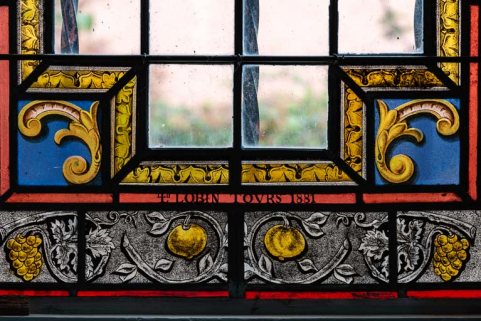 Détail, bordure inférieure. © Région Bourgogne-Franche-Comté, Inventaire du patrimoine