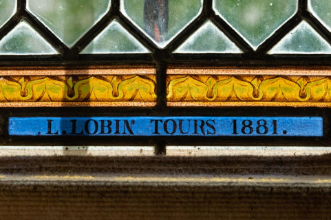 Détail, signature et date. © Région Bourgogne-Franche-Comté, Inventaire du patrimoine