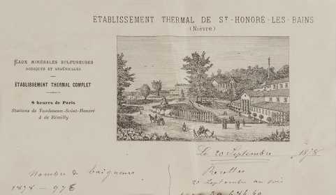 Façade principale, état dans les années 1870. © Région Bourgogne-Franche-Comté, Inventaire du patrimoine Façade principale, état dans les années 1870. © Région Bourgogne-Franche-Comté, Inventaire du patrimoine