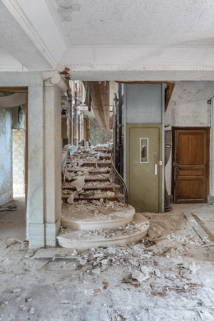 escalier © Région Bourgogne-Franche-Comté, Inventaire du patrimoine