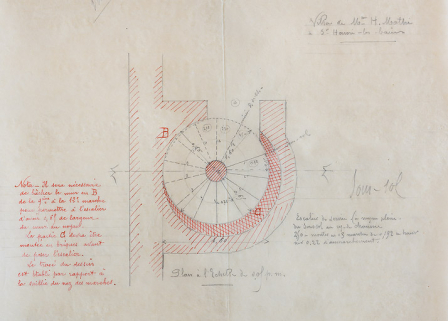 escalier © Région Bourgogne-Franche-Comté, Inventaire du patrimoine